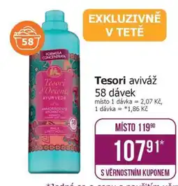 Teta Tesori aviváž 58 dávek nabídka