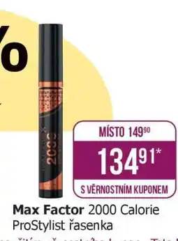 Teta Max Factor 2000 Calorie ProStylist řasenka nabídka