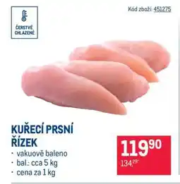 Makro Kuřecí prsní řízek nabídka