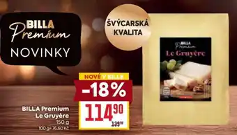 Billa BILLA Premium Le Gruyère nabídka