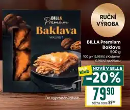 Billa BILLA Premium Baklava nabídka