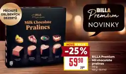 Billa BILLA Premium Milk Chocolate Pralines nabídka