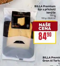 Billa BILLA Premium Sýr s příchutí lanýže nabídka