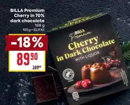 Billa BILLA Premium Cherry in 70% dark chocolate nabídka