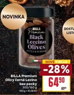 Billa BILLA Premium Olivy černé Lecino bez pecky nabídka