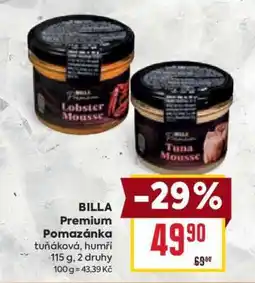 Billa BILLA Premium Pomazánka nabídka