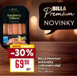 Billa BILLA Premium Ančovičky v olivovém oleji nabídka