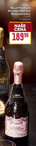 Billa BILLA Premium Grande Alberone Rose extra dry nabídka