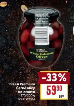 Billa BILLA Premium Černé olivy Kalamata nabídka