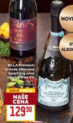 Billa BILLA Premium Grande Alberone Sparkling wine alcohol free 0% nabídka