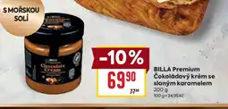 Billa BILLA Premium Čokoládový krém se slaným karamelem nabídka