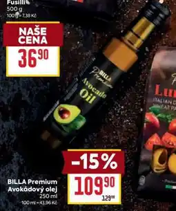 Billa BILLA Premium Avokádový olej nabídka