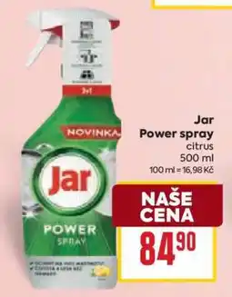 Billa Jar Power spray citrus nabídka