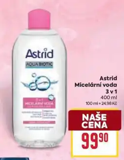 Billa Astrid Micelární voda 3 v 1 nabídka