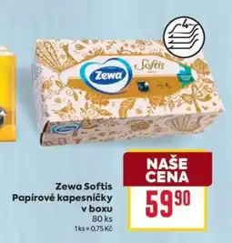 Billa Zewa Softis Papírové kapesníčky v boxu nabídka