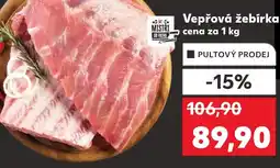 Kaufland Vepřová žebirka nabídka