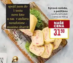Billa Sýrová roláda, s pažitkou nabídka
