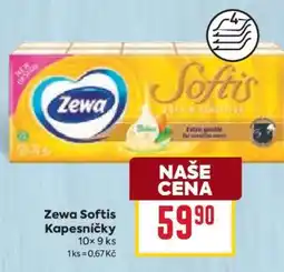 Billa Zewa Softis Kapesníčky nabídka