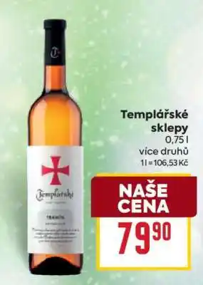 Billa Templářské sklepy nabídka