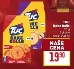 Billa TUC Bake Rolls nabídka