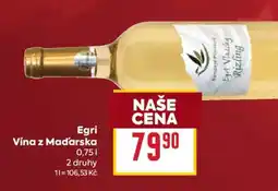 Billa Egri Víno z Maďarska nabídka