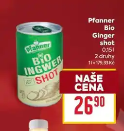Billa Pfanner Bio Ginger Shot nabídka