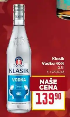 Billa Klasik Vodka 40% nabídka
