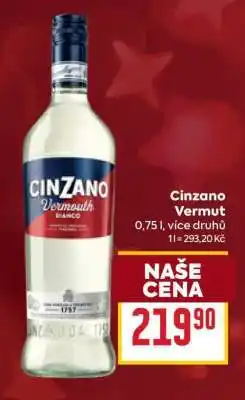 Billa Cinzano Vermut nabídka