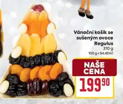 Billa Vánoční košík se sušeným ovocem Regulus nabídka