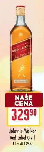 Billa Johnnie Walker Red Label 0,7 l nabídka