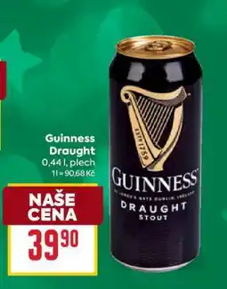 Billa Guinness Draught nabídka