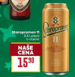 Billa Staropramen 11 nabídka