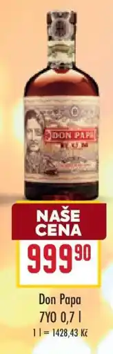 Billa Don Papa 7YO 0,7 l nabídka