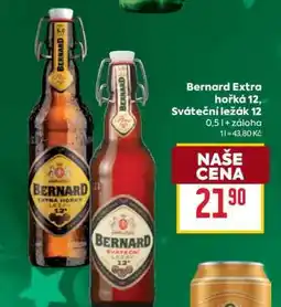 Billa Bernard Extra hořká 12, Sváteční ležák 12 nabídka
