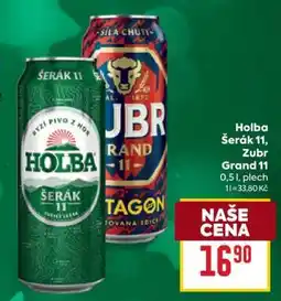 Billa Holba Šerák 11, Zubr Grand 11 nabídka