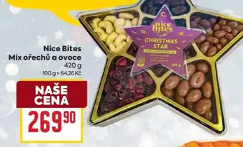 Billa Nice Bites mix ořechů a ovoce nabídka