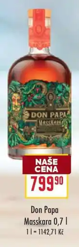 Billa Don Papa Masskara 0,7 l nabídka
