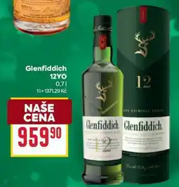 Billa Glenfiddich 12YO nabídka