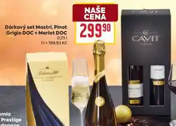 Billa Dárkový set Mastri, Pinot Grigio DOC + Merlot DOC nabídka