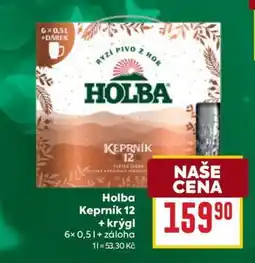 Billa Holba Keprník 12 + krýgl nabídka