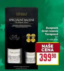 Billa Duopack Gran reserva Tarapacá nabídka