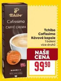 Billa Tchibo Cafissimo Kávové kapsle nabídka