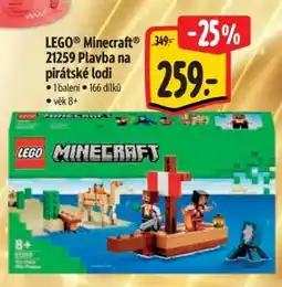Albert LEGO Minecraft 21259 Plavba na pirátské lodi nabídka