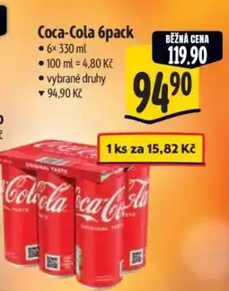 Albert Coca-Cola 6pack nabídka