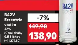 Kaufland B42V Eccentric vodka 42% nabídka
