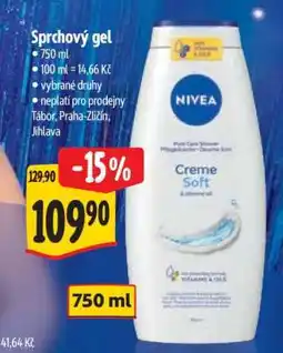 Albert Sprchový gel Nivea Creme Soft nabídka
