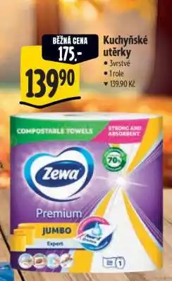 Albert Kuchyňské utěrky Zewa Premium Jumbo nabídka