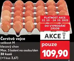 Kaufland Čerstvá vejce nabídka