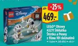 Albert LEGO Disney 43271 Štěňátka Štístko a Penny z filmu 101 dalmatinů nabídka
