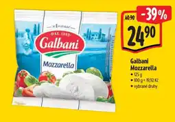 Albert Galbani mozzarella nabídka